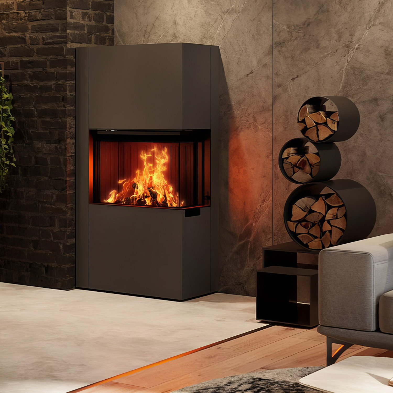 Spartherm Zirkon Kaminofen 2R RLU