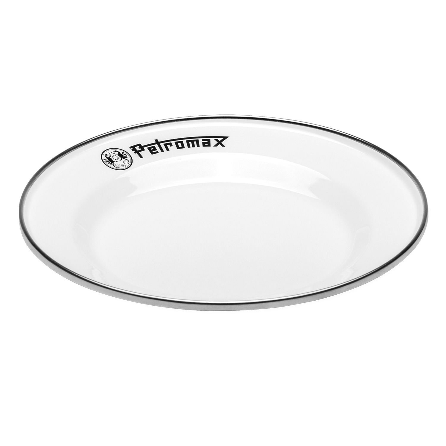 Petromax Emaille-Teller Weiß 2er-Set Ø 18 cm Petromax Emaille-Teller Weiß 2er-Set Ø 18 cm