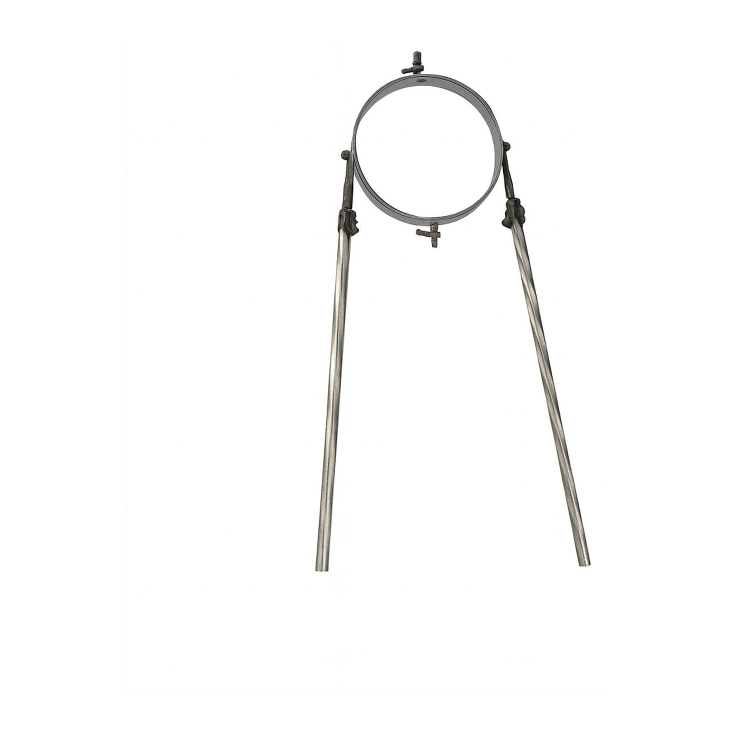 Schiedel ICS Ø150 mm Abspannset starr mit Schelle für ICS Ø150 mm doppelwandig matt