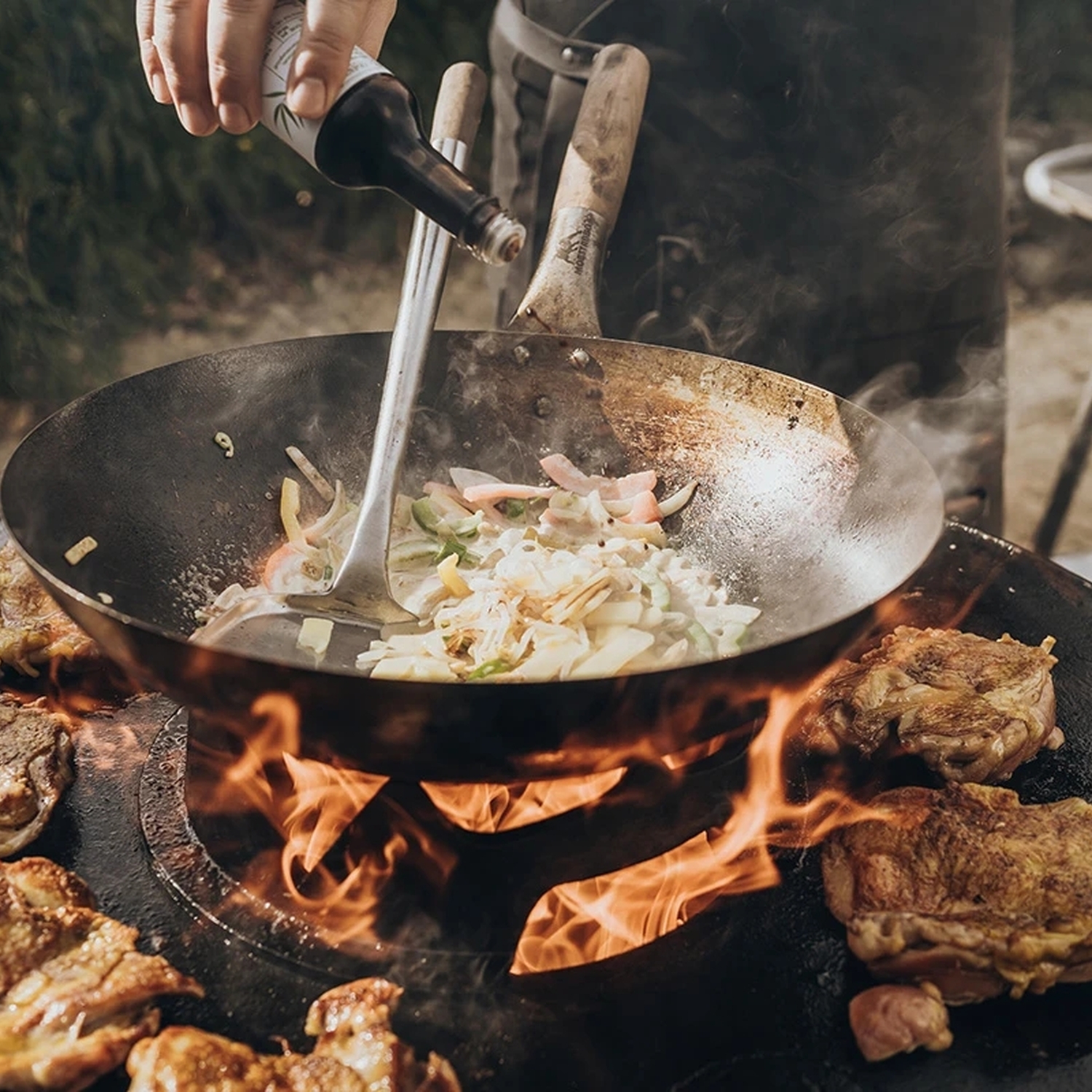 Moesta Wok Krone für BBQ Disk