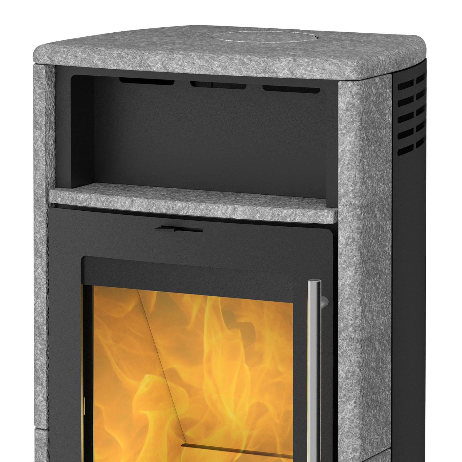 Fireplace Torino Dauerbrandofen Speckstein