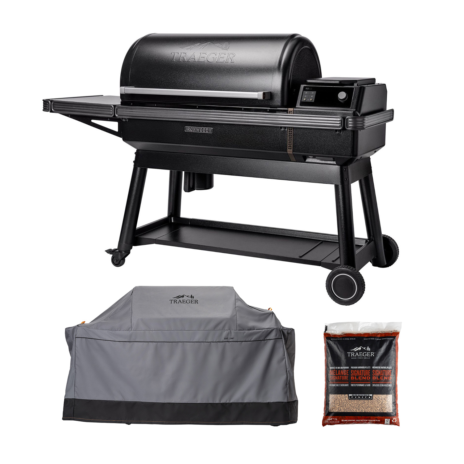 Traeger Ironwood XL inkl. Abdeckhaube & 9kg Pellets