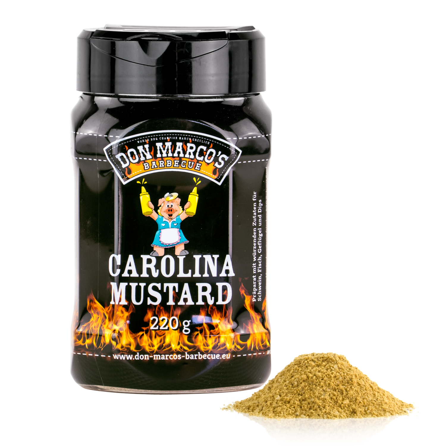 Don Marco´s Rub-Set: Pork Powder, Cherry Bomb & Carolina Mustard