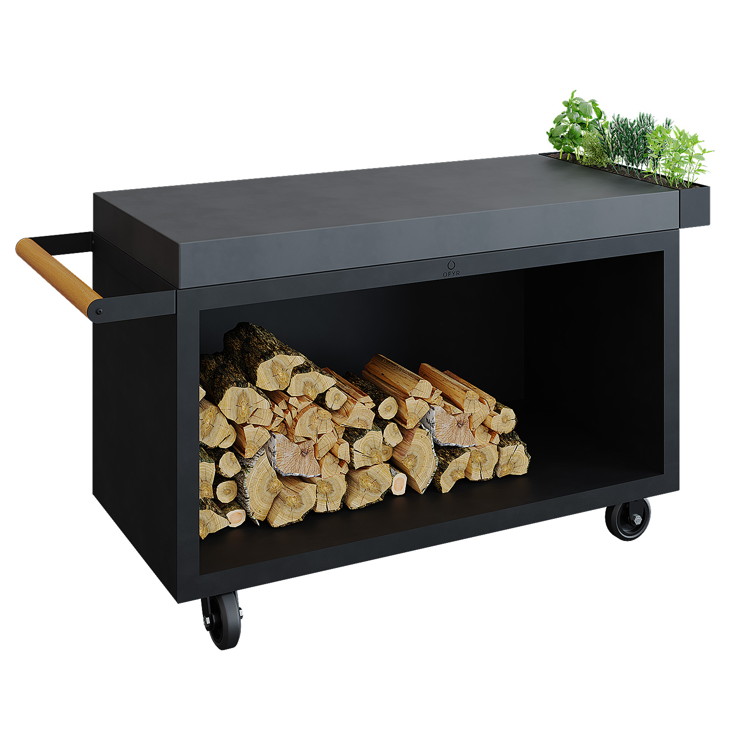 OFYR Sockel Black 135 PRO mit Arbeitsplatte Keramik OFYR Sockel Black 135 PRO mit Arbeitsplatte Keramik