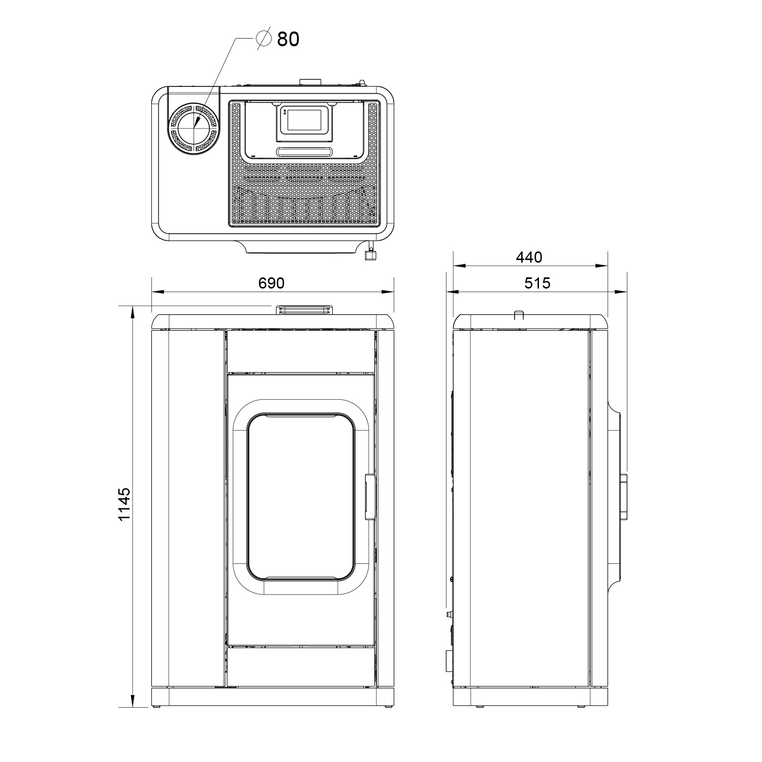 Austroflamm Ruby Pelletofen Stahl Keramik Bright White Austroflamm Ruby Pelletofen Stahl Keramik Bright White