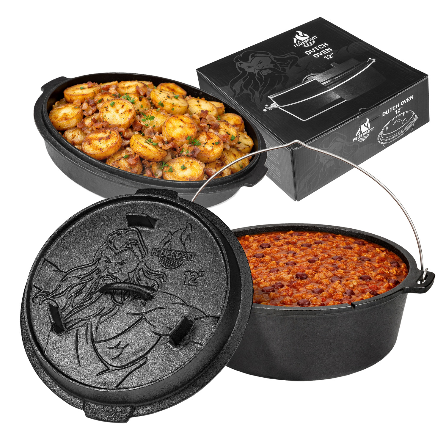 FEUERGOTT Dutch Oven 6 l