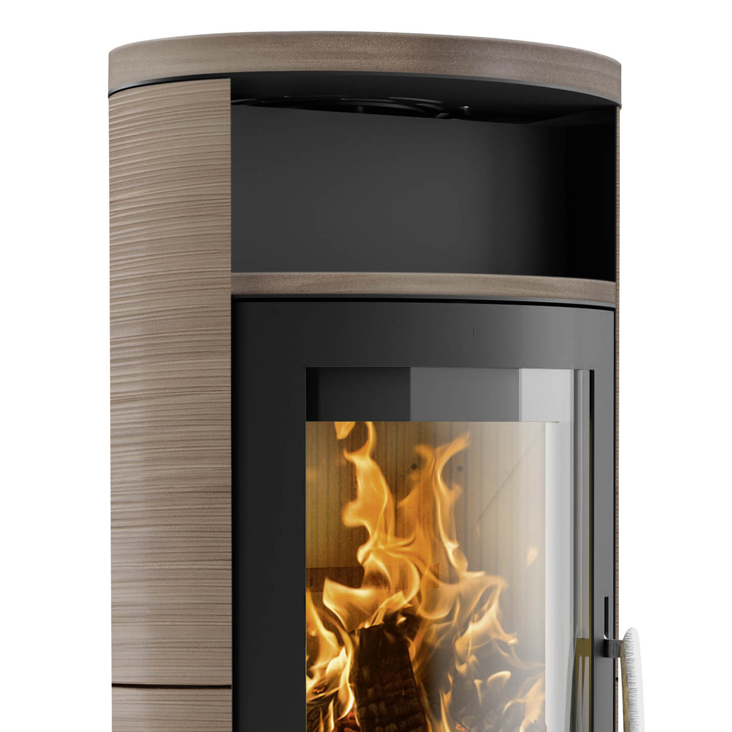 Oranier Polar 7 2.0 Kaminofen Stahl Schwarz / Keramik Grappa