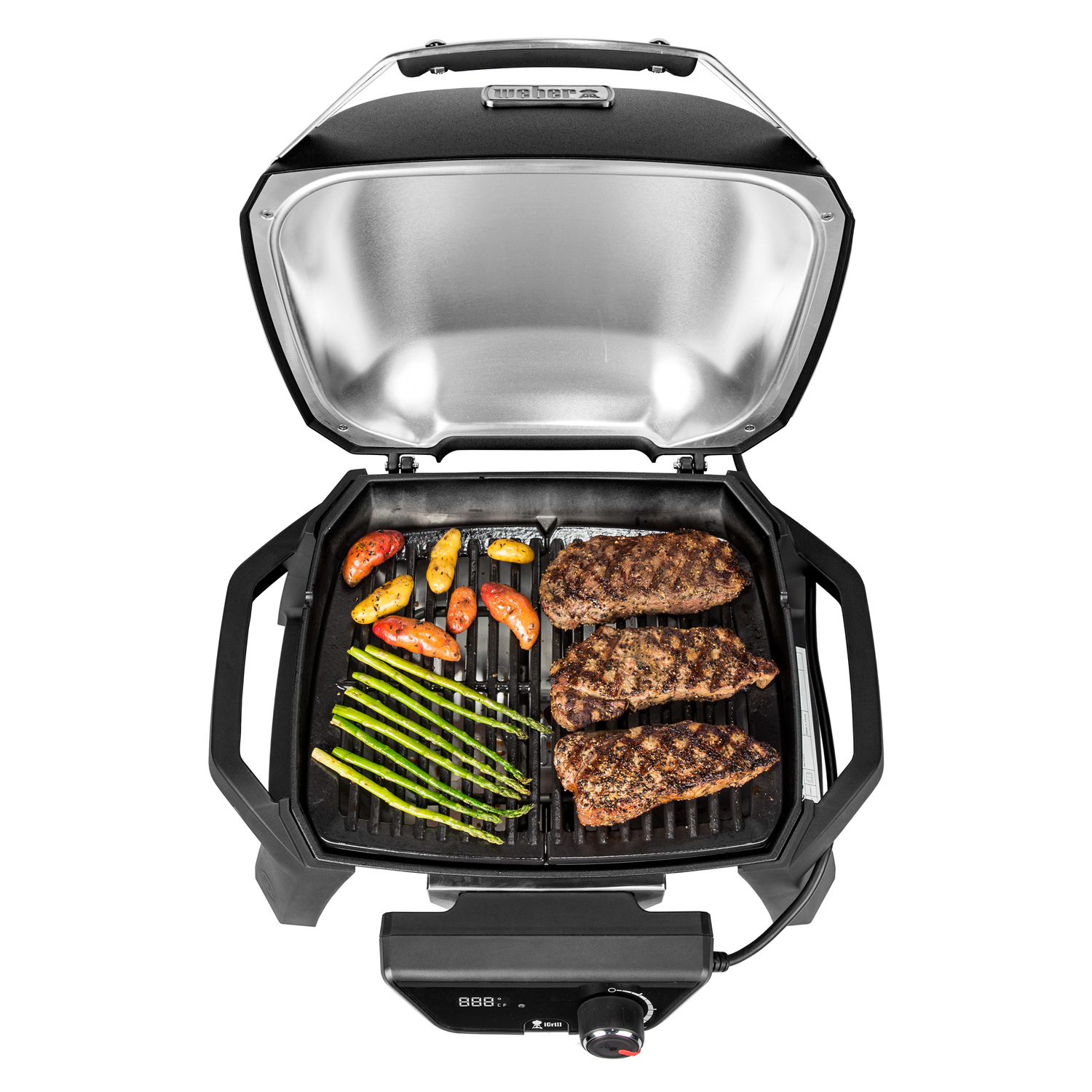 Weber PULSE 1000 Elektro-Tischgrill Schwarz Weber PULSE 1000 Elektro-Tischgrill Schwarz