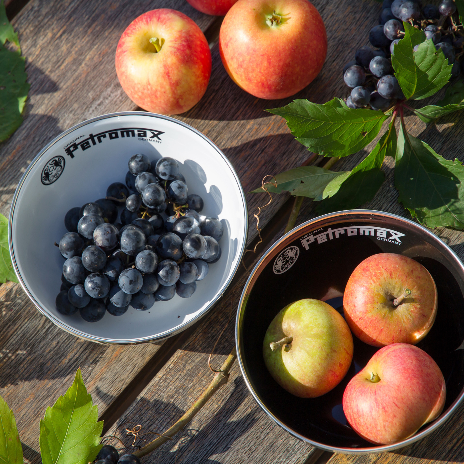 Petromax Emaille-Schalen Weiß 2er-Set 500 ml Petromax Emaille-Schalen Weiß 2er-Set 500 ml