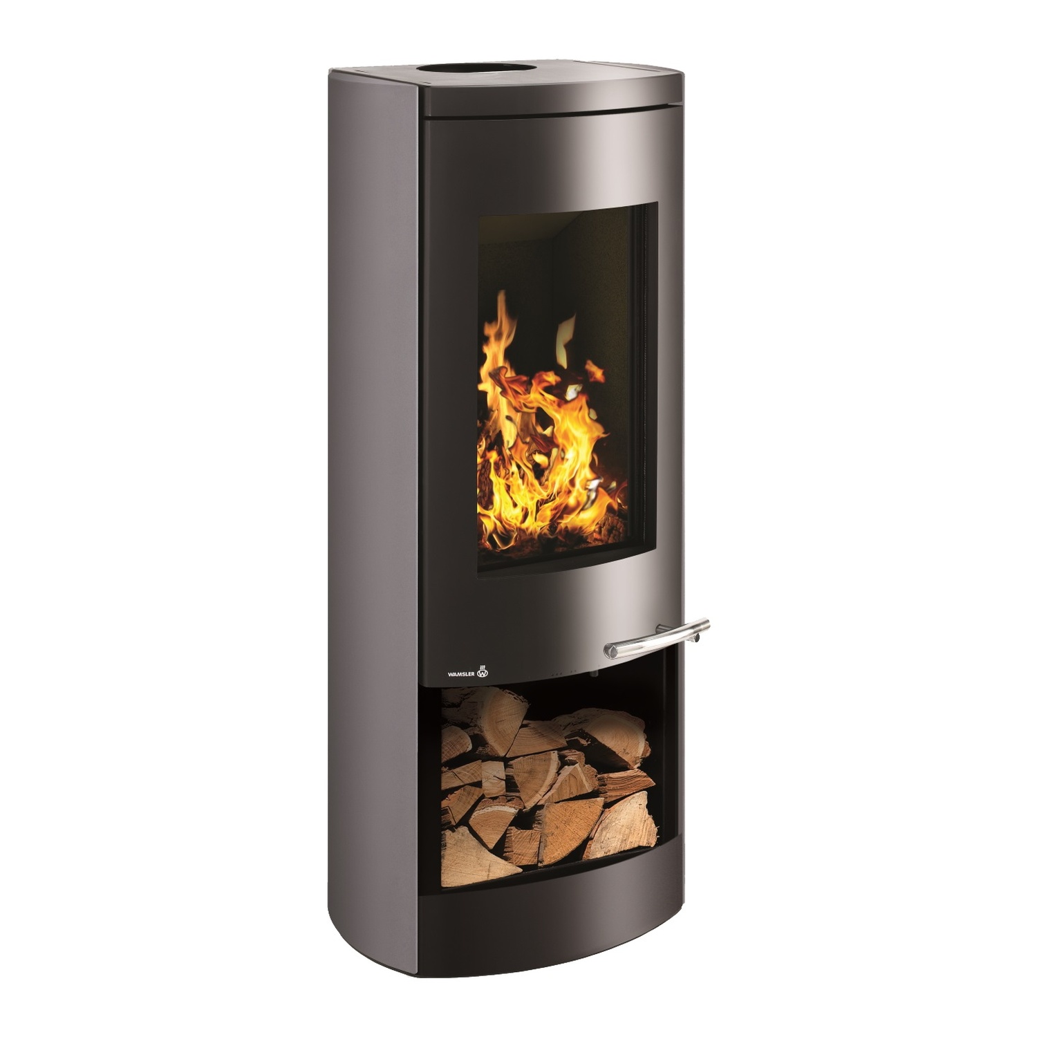Wamsler Kaminofen Motho Stahl schwarz/grau