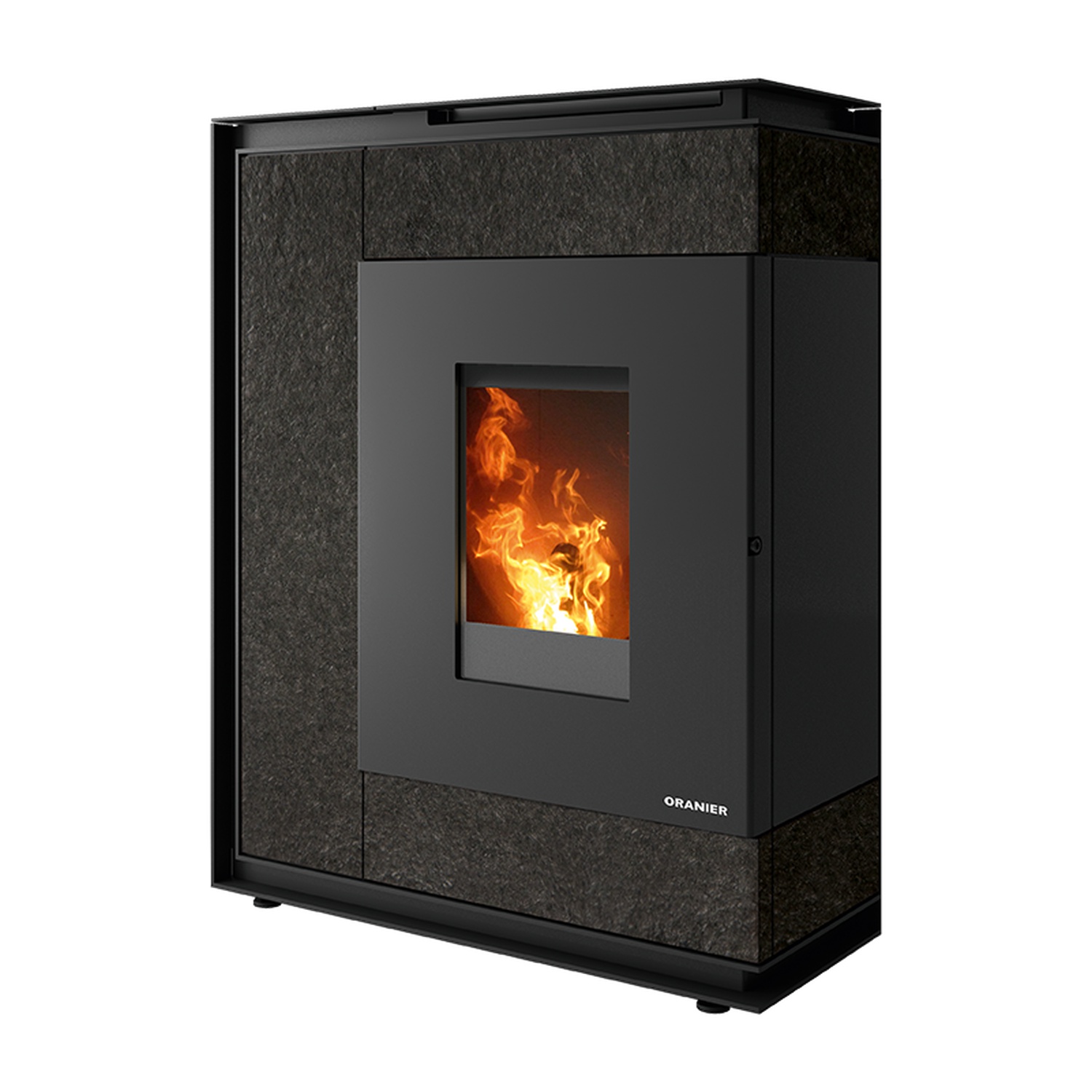 Oranier Boreas Pelletofen Sintered Stone Schiefer LAS
