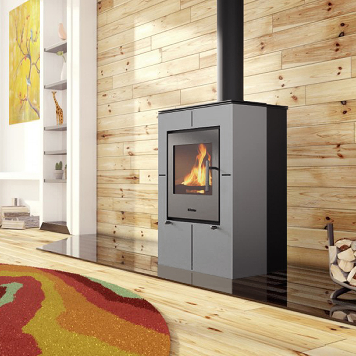 HS Flamingo EVENES Kaminofen Grey HS Flamingo EVENES Kaminofen Grey