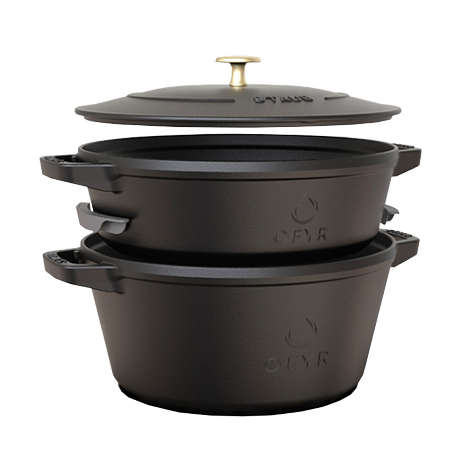 OFYR Staub Kasserollen-Set aus Gusseisen
