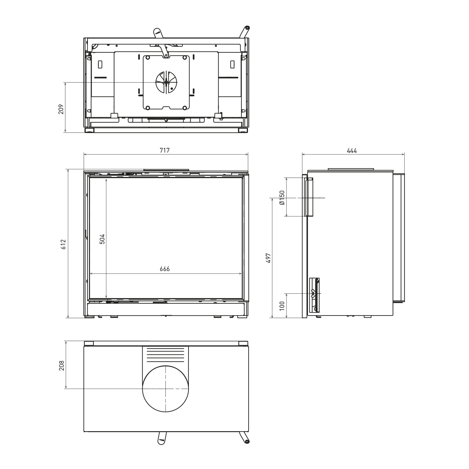 Oranier Ziva Cook Kaminofen Stahl Schwarz Oranier Ziva Cook Kaminofen Stahl Schwarz