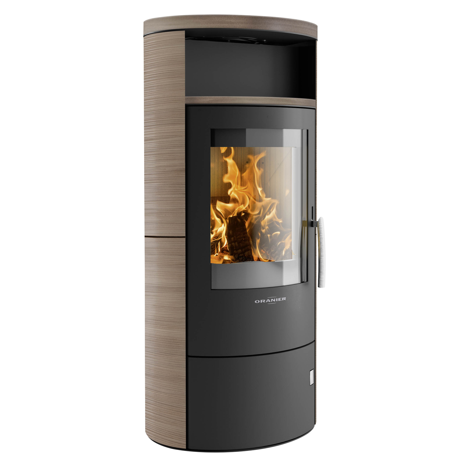 Oranier Polar 7 2.0 Kaminofen Stahl Schwarz / Keramik Grappa