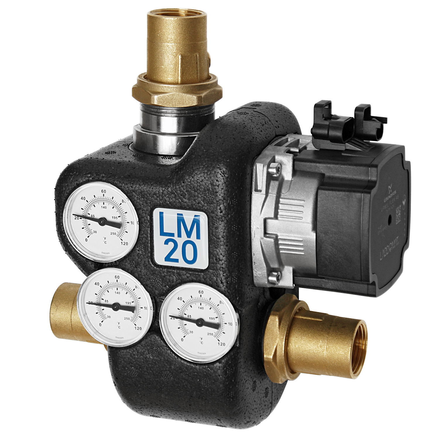 Termoventiler Rücklaufanhebung Laddomat 20 63 °C Termoventiler Rücklaufanhebung Laddomat 20 63 °C