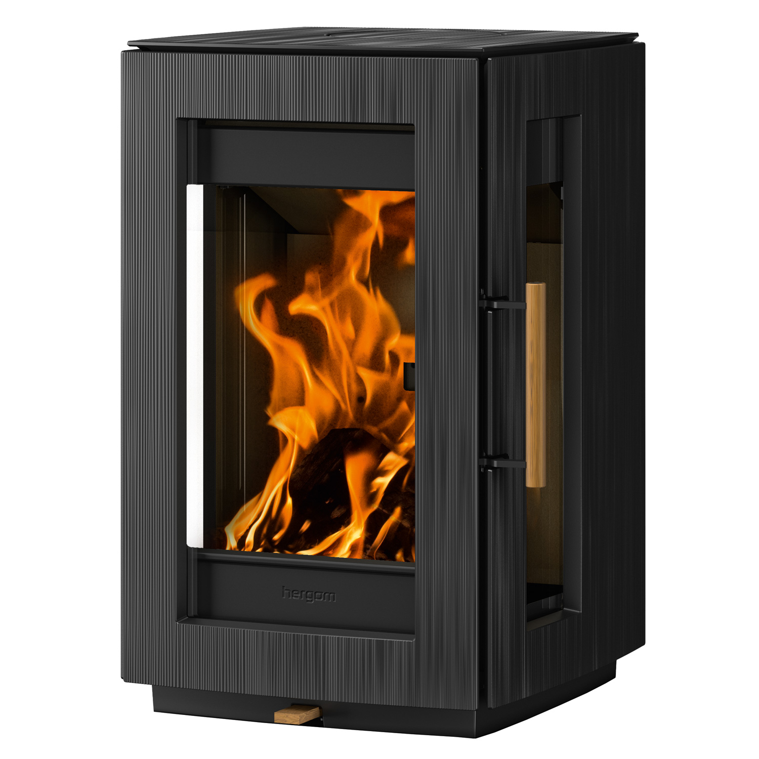 Hergom Glow Kaminofen Gusseisen Schwarz Hergom Glow Kaminofen Gusseisen Schwarz