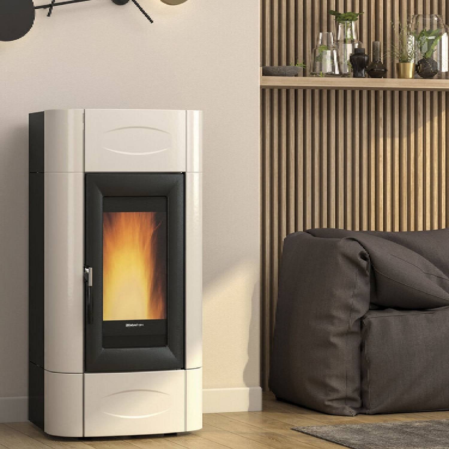 Extraflame ISIDORA IDRO H20 5.0 EVO - Elfenbein wassergeführter Pelletofen EVOLUTION LINE
