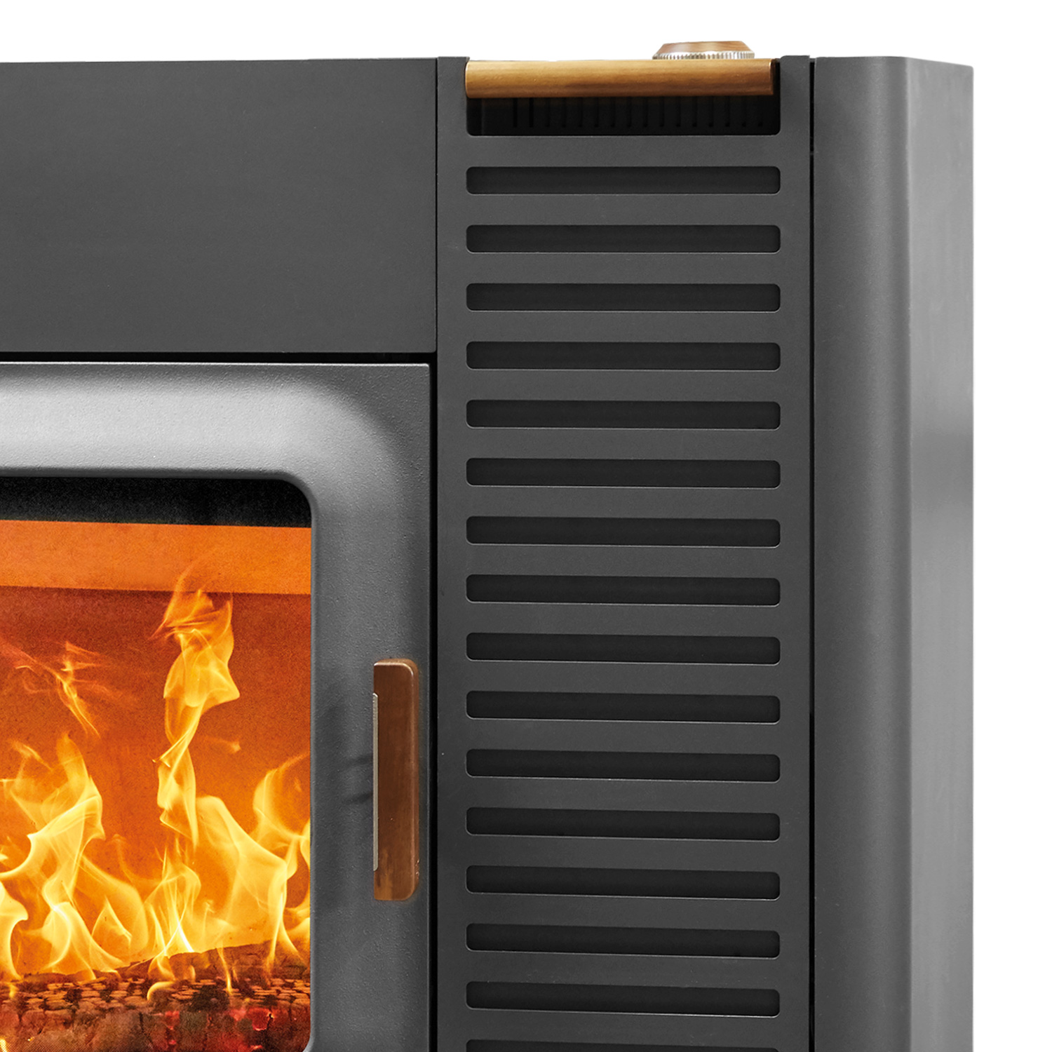 Austroflamm Mo Duo 3.0 Kombiofen Stahl gussgrau