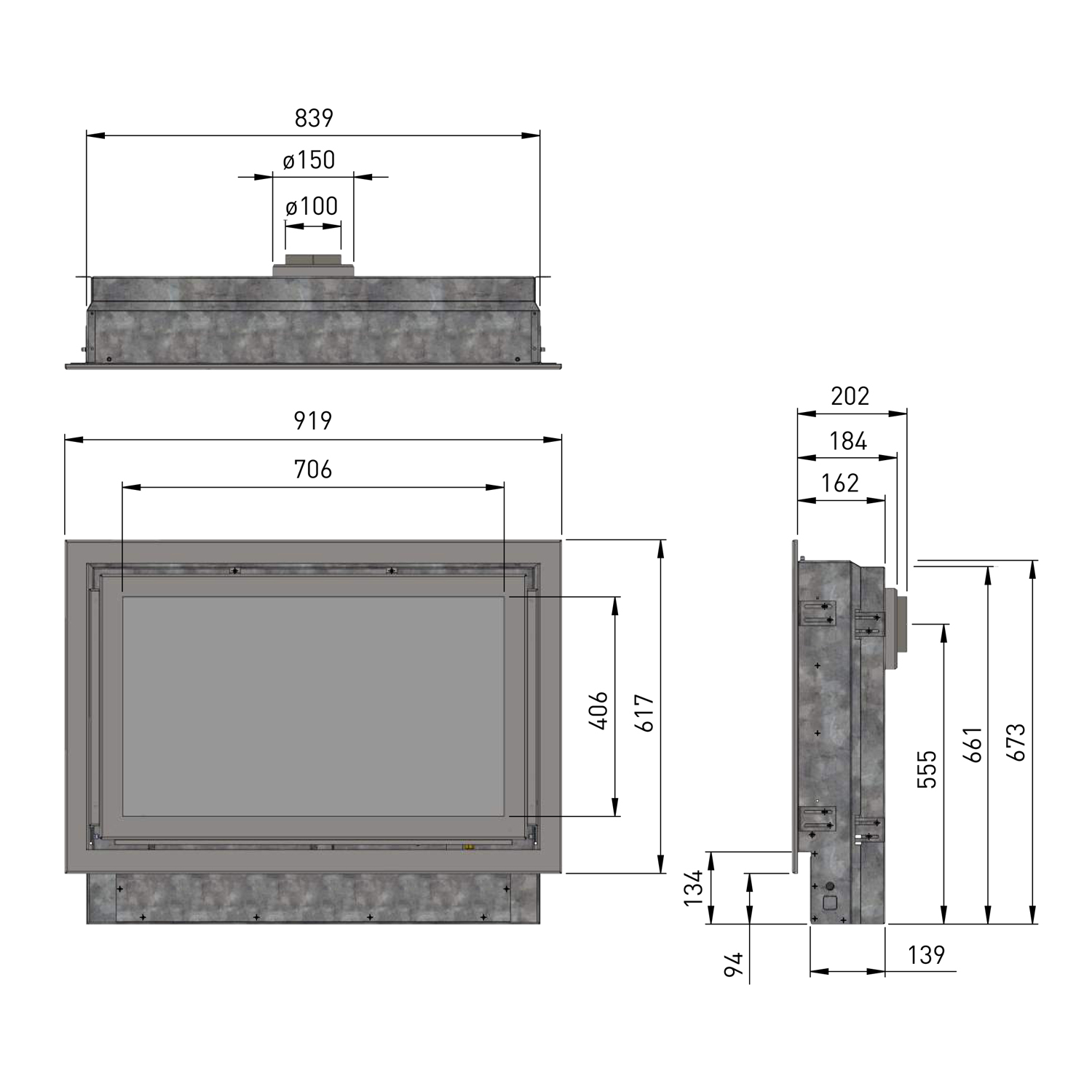 Trimline Fires Trimline 70 Slim Line Gas Kamineinsatz G30/G31 Trimline Fires Trimline 70 Slim Line Gas Kamineinsatz G30/G31