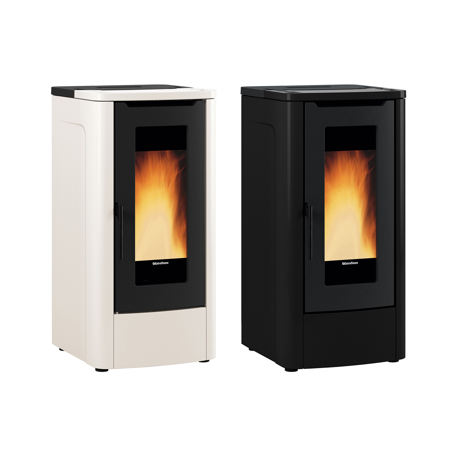 Extraflame Teorema Plus 5.0 Pelletofen Schwarz