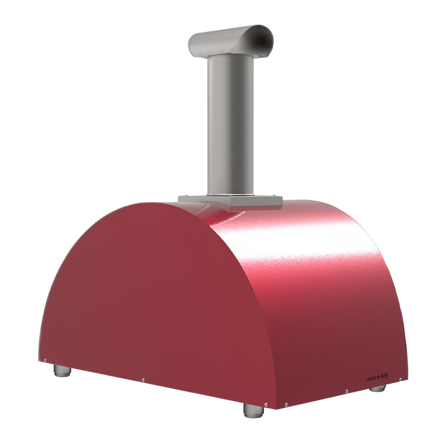 Alfa Moderno 3 Pizze Pizzaofen Holz Antik Rot