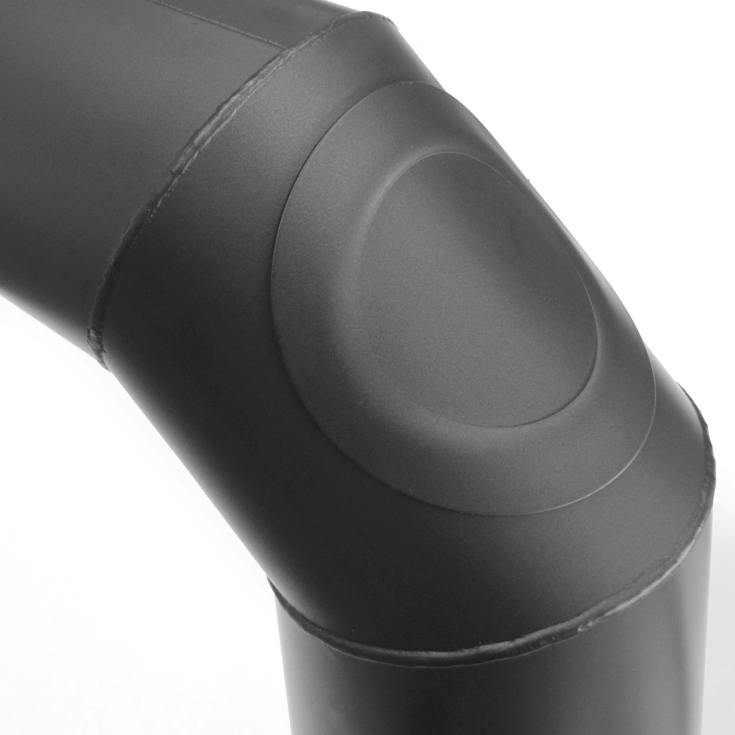Raik Basic Rauchrohrbogen-Set 150mm gussgrau 2-teilig – eckig B-Ware