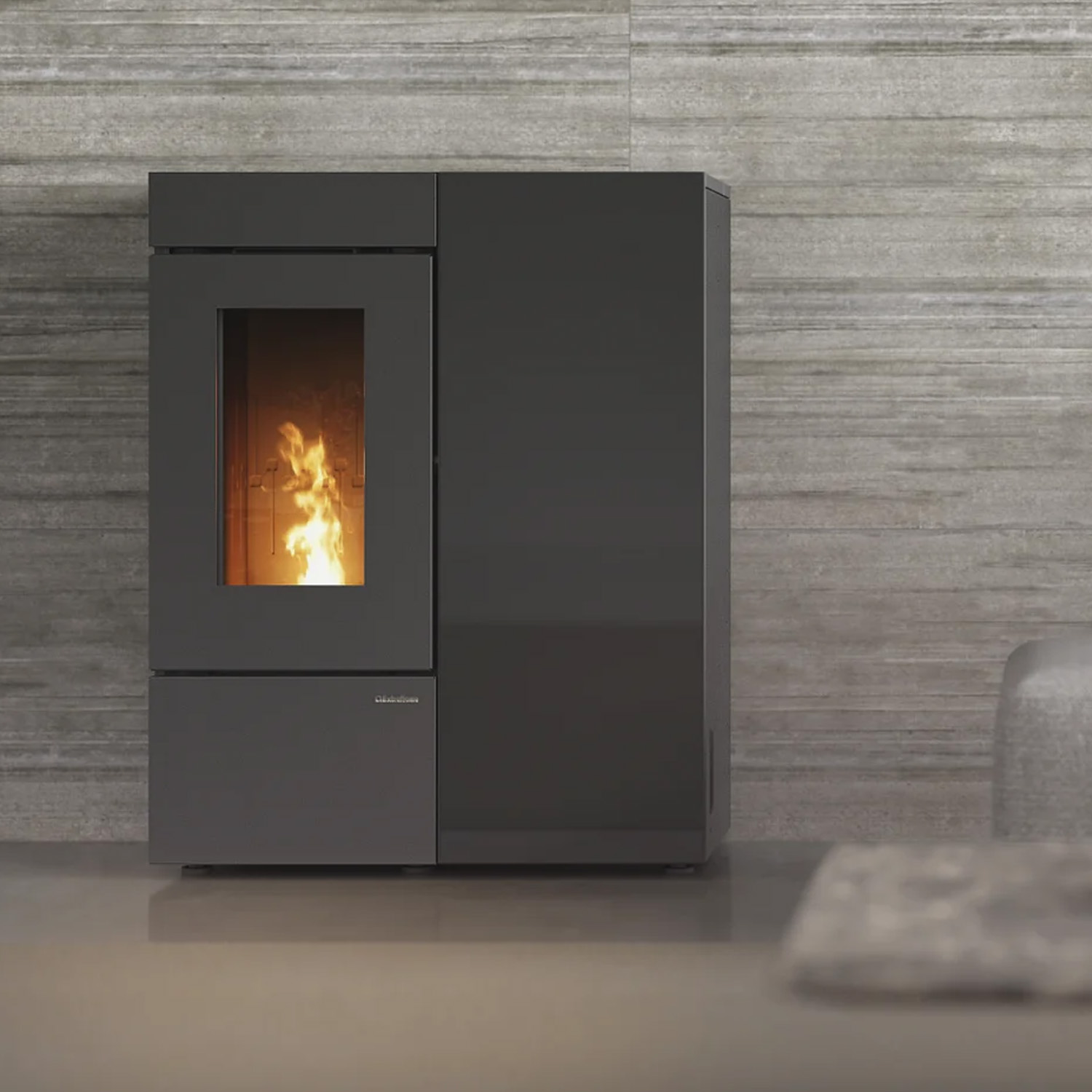 Extraflame ANNALISA PLUS CRYSTAL - schwarz Pelletofen EVOLUTION LINE