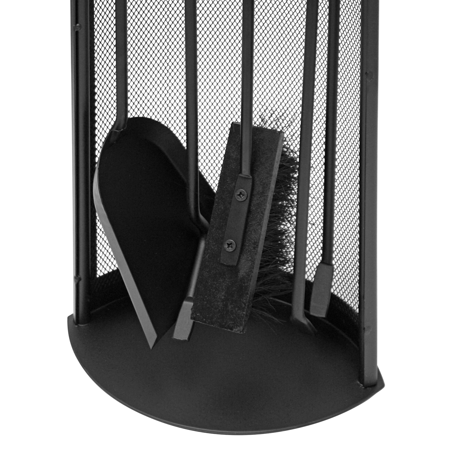 Kaminbesteck Albert, 4-teilig, schwarz, Edelstahlgriffe, 66 cm Kaminbesteck Albert, 4-teilig, schwarz, Edelstahlgriffe, 66 cm