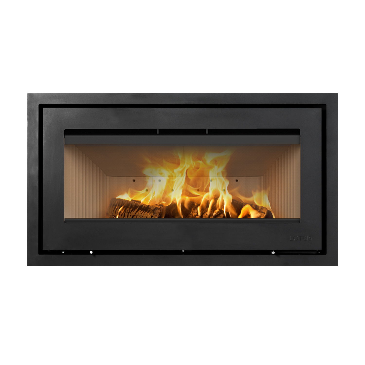 Lotus H470 W Kamineinsatz Schwarz / Scharniere links Lotus H470 W Kamineinsatz Schwarz / Scharniere links