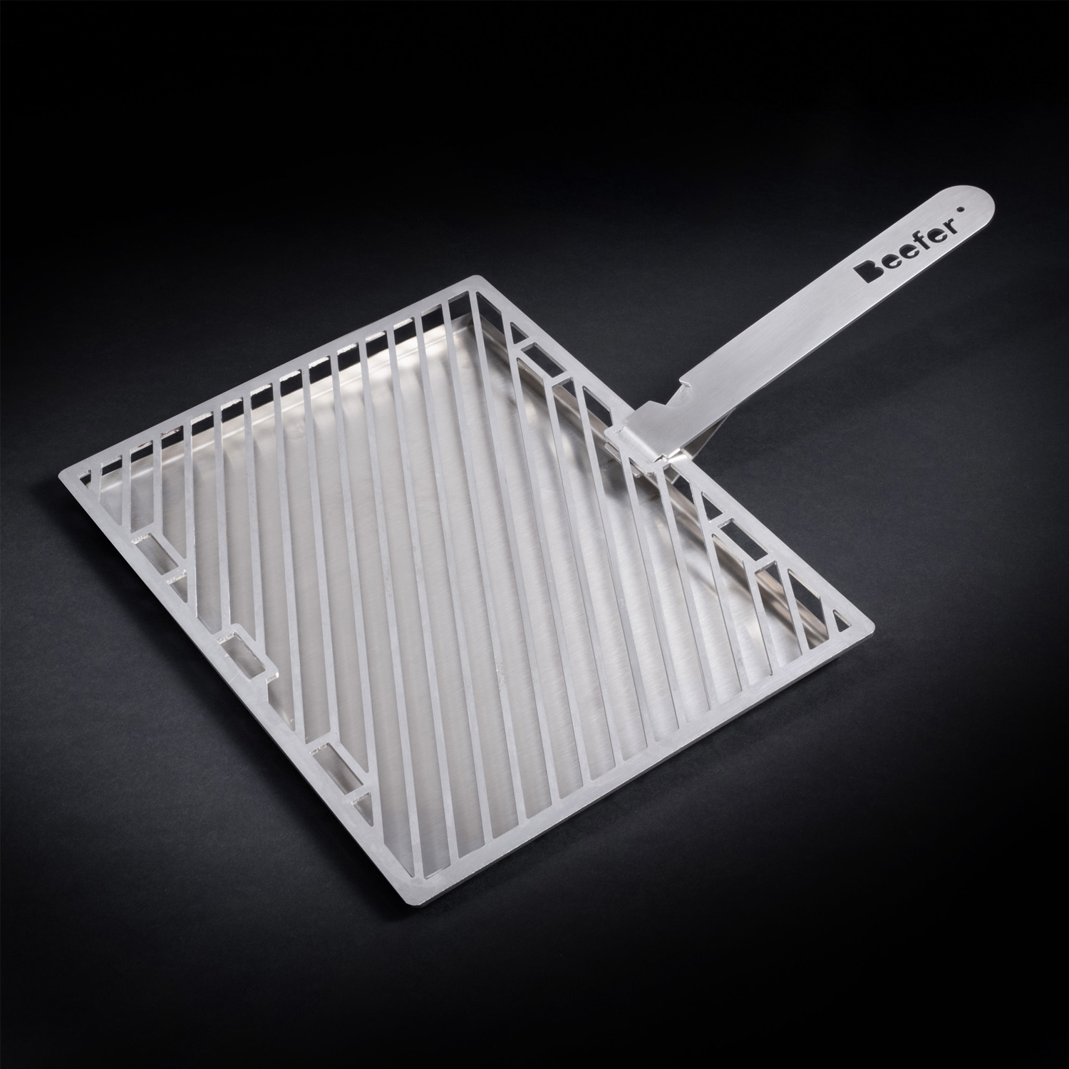Beefer Grillrostgriff mit Abtropfschale XL