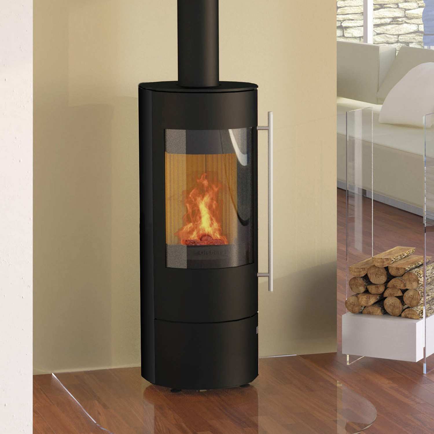 Olsberg Tipas Compact II Kaminofen Stahl Schwarz Olsberg Tipas Compact II Kaminofen Stahl Schwarz