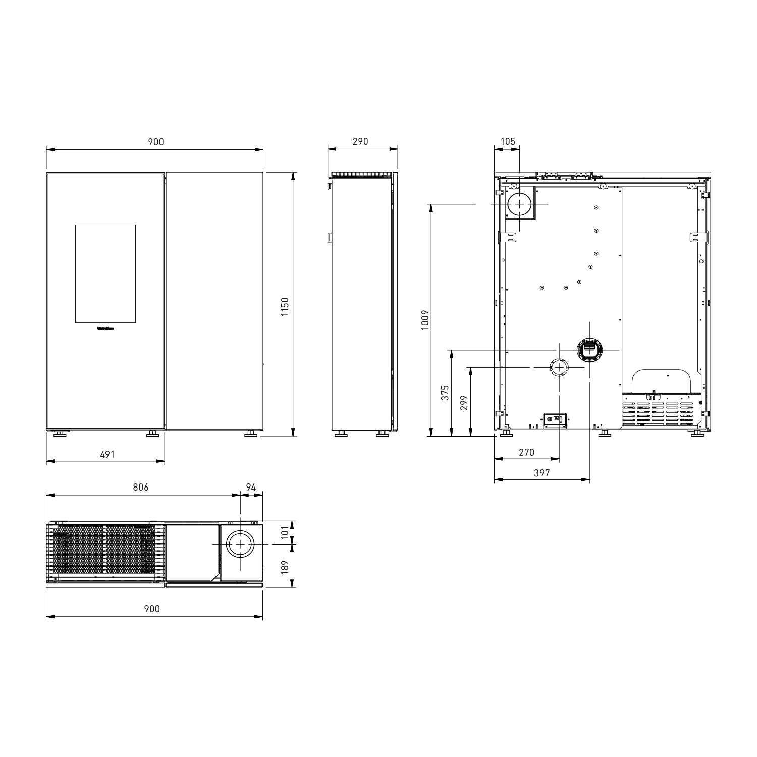 Extraflame Prestige Line Sharon Plus Petra Pelletofen Naturstein Extraflame Prestige Line Sharon Plus Petra Pelletofen Naturstein