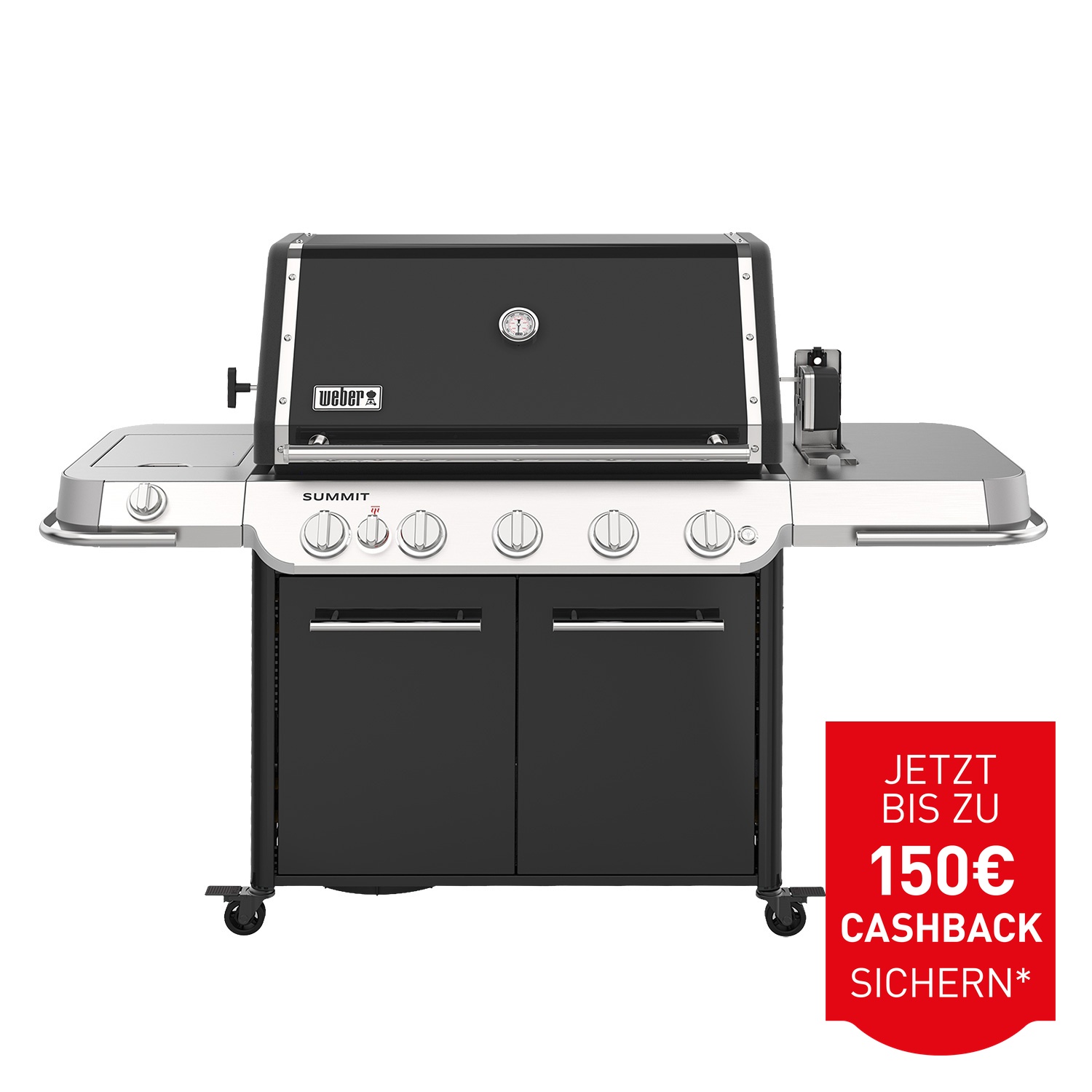 Weber Summit FS38 E Gas-Grillstation Schwarz