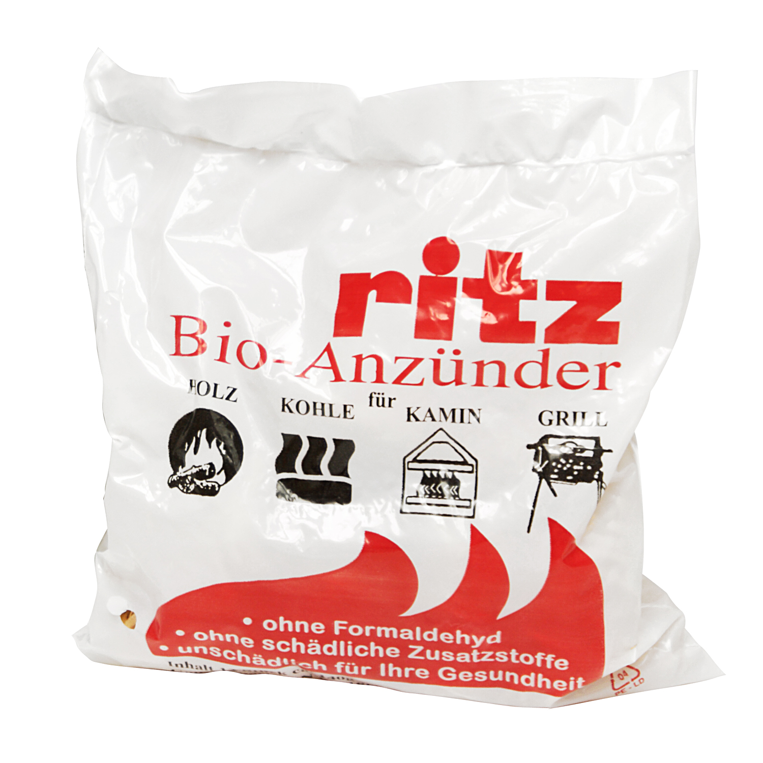 Raik Kaminbesteck mit Holzgriff, 3-teilig, grau + RITZ Bio-Kaminanzünder Raik Kaminbesteck mit Holzgriff, 3-teilig, grau + RITZ Bio-Kaminanzünder