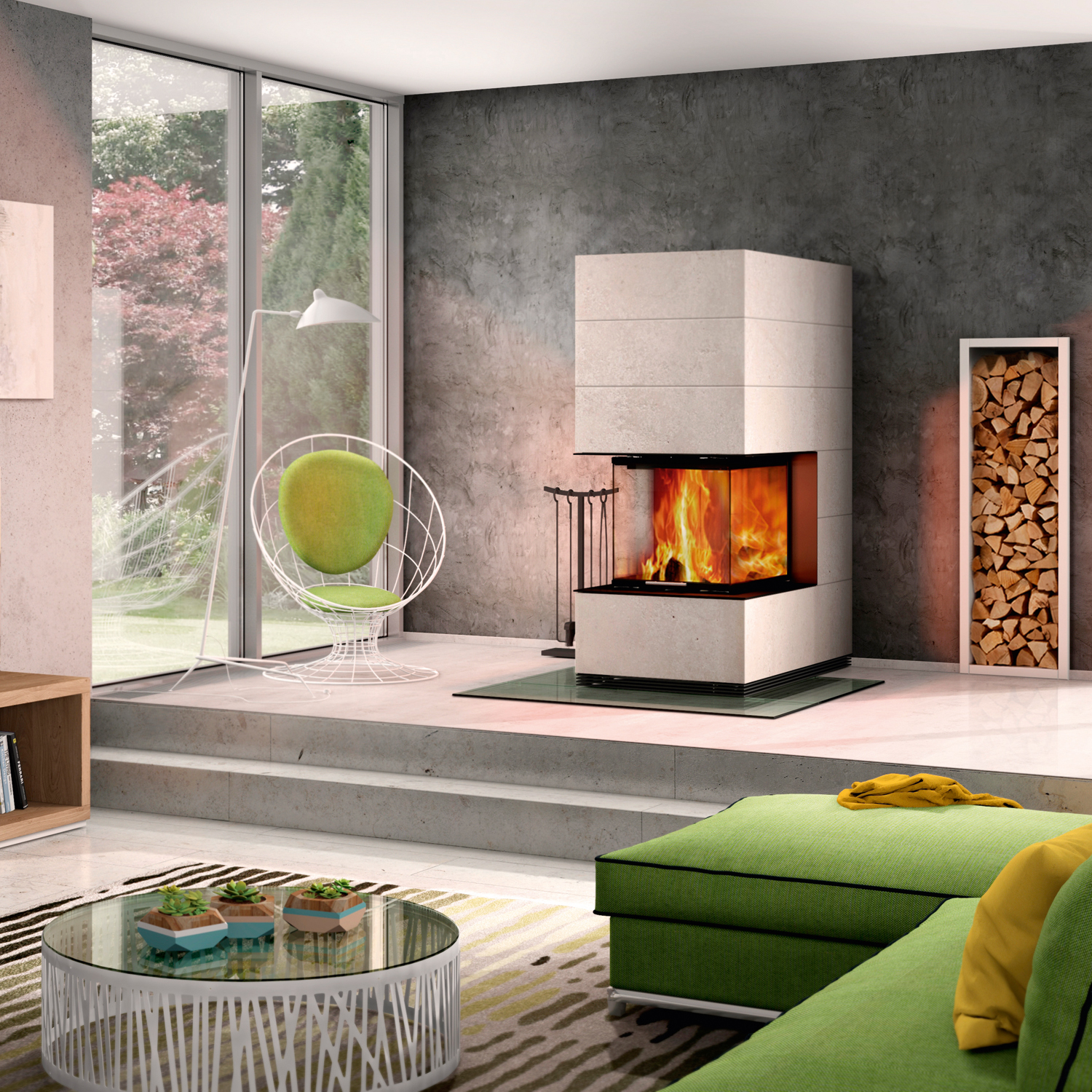 Spartherm Kaminbausatz SIM 1/3/Arte U-70h-4S Natur Spartherm Kaminbausatz SIM 1/3/Arte U-70h-4S Natur