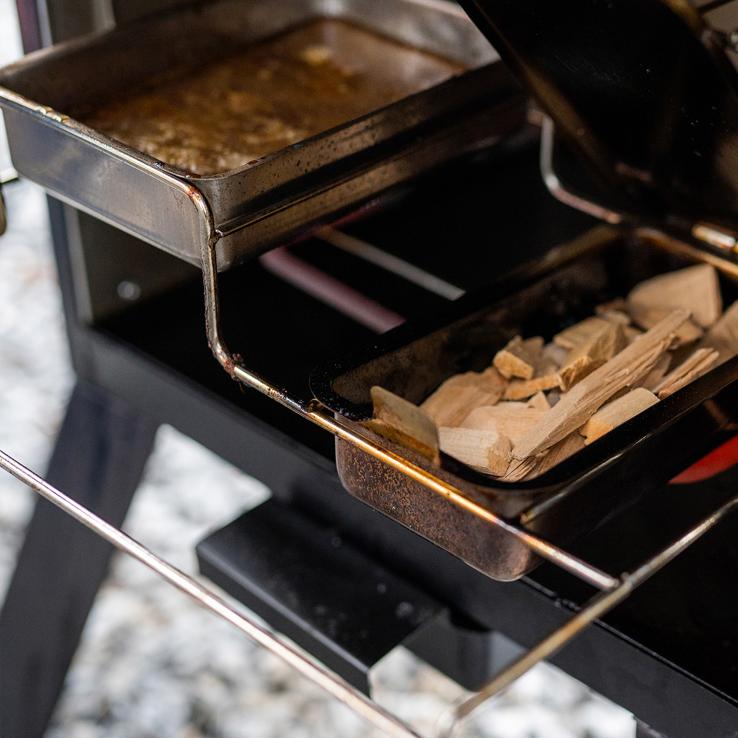 Masterbuilt Dual Fuel Smoker Schwarz
