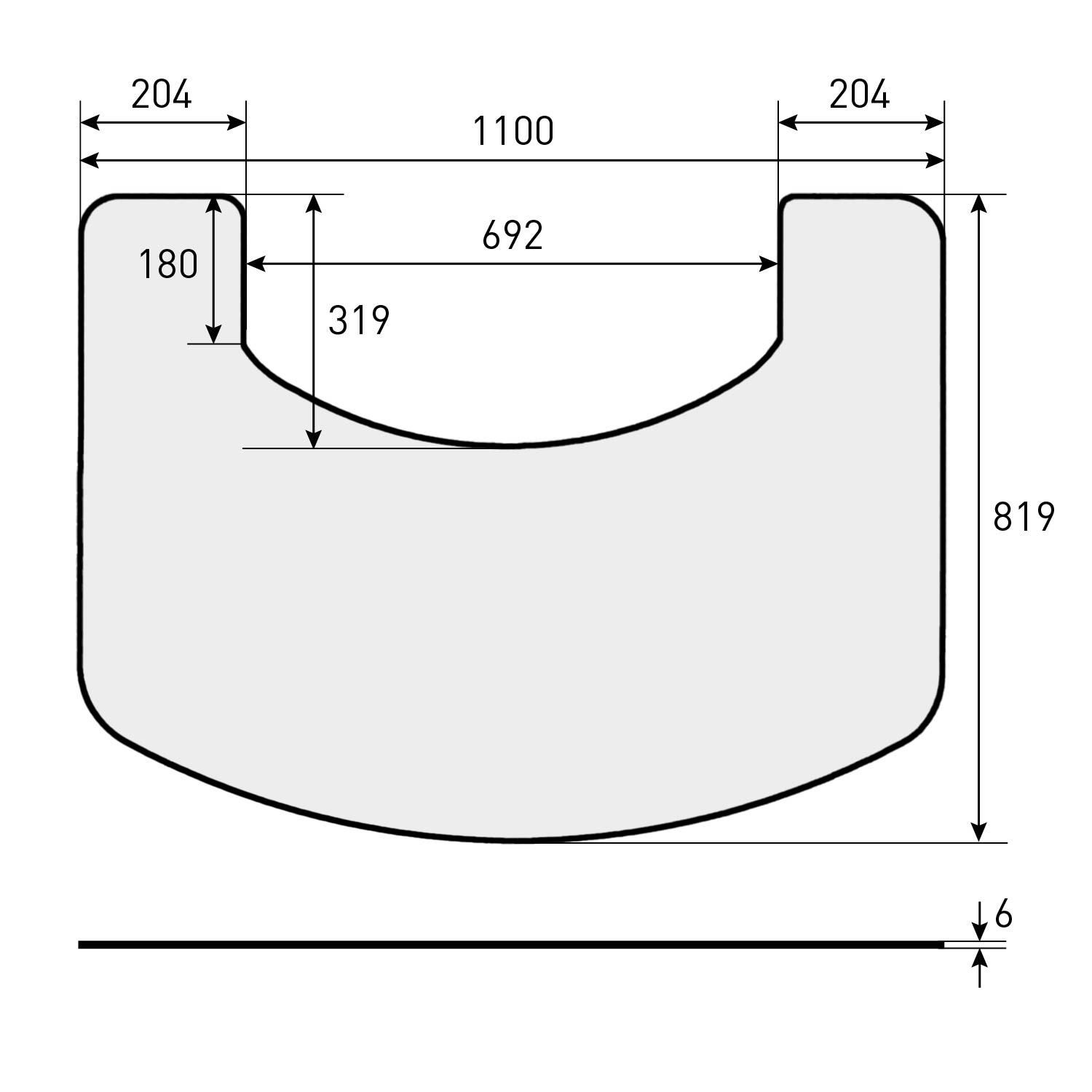 TermaTech Vorlegeplatte Stahl für TT22 & TT55 Serie