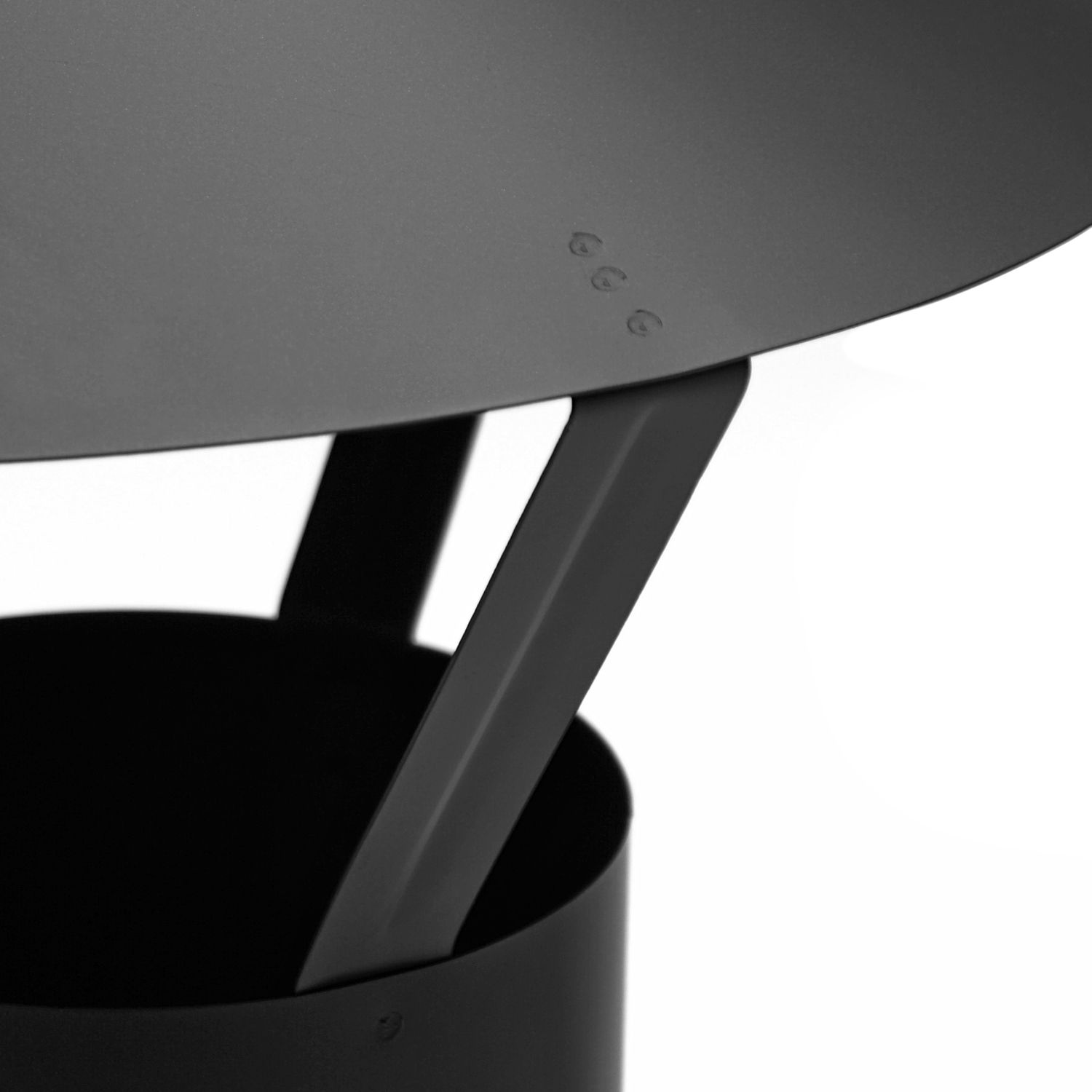 Raik Basic Regenhaube FAL 200mm EW schwarz für Rauchrohr / Ofenrohr