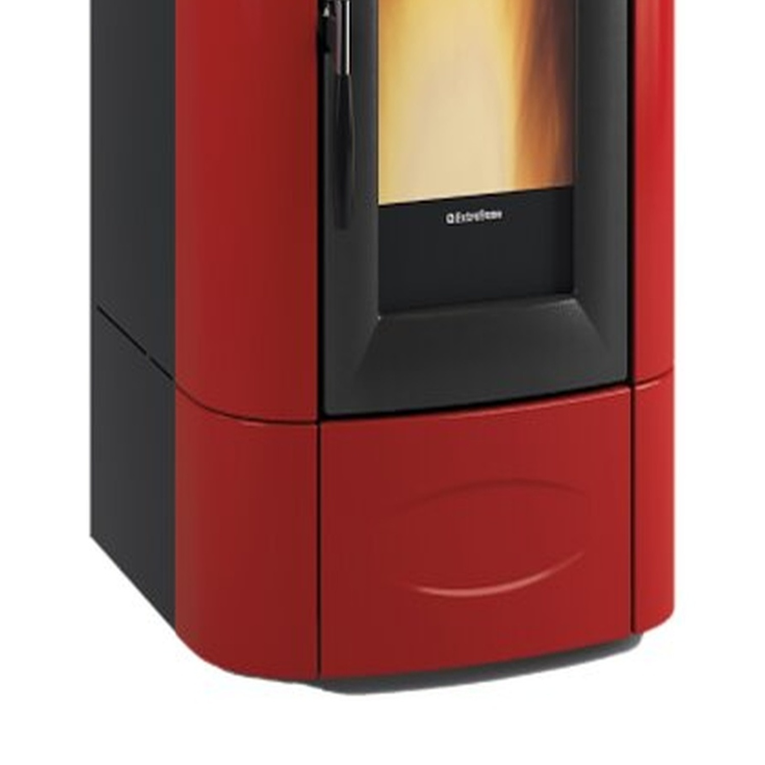 Extraflame ISIDORA IDRO H20 5.0 EVO - Bordeauxrot wassergeführter Pelletofen EVOLUTION LINE