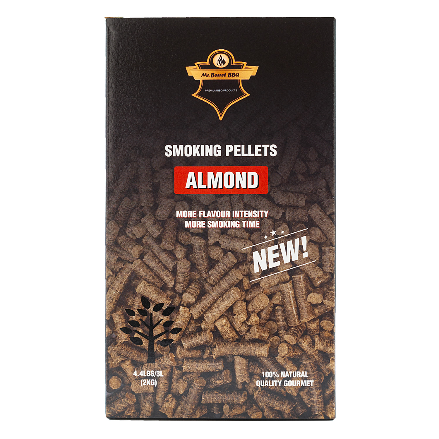 Mr. Barrel BBQ Smoking Pellets L Almond, 2 kg Mr. Barrel BBQ Smoking Pellets L Almond, 2 kg