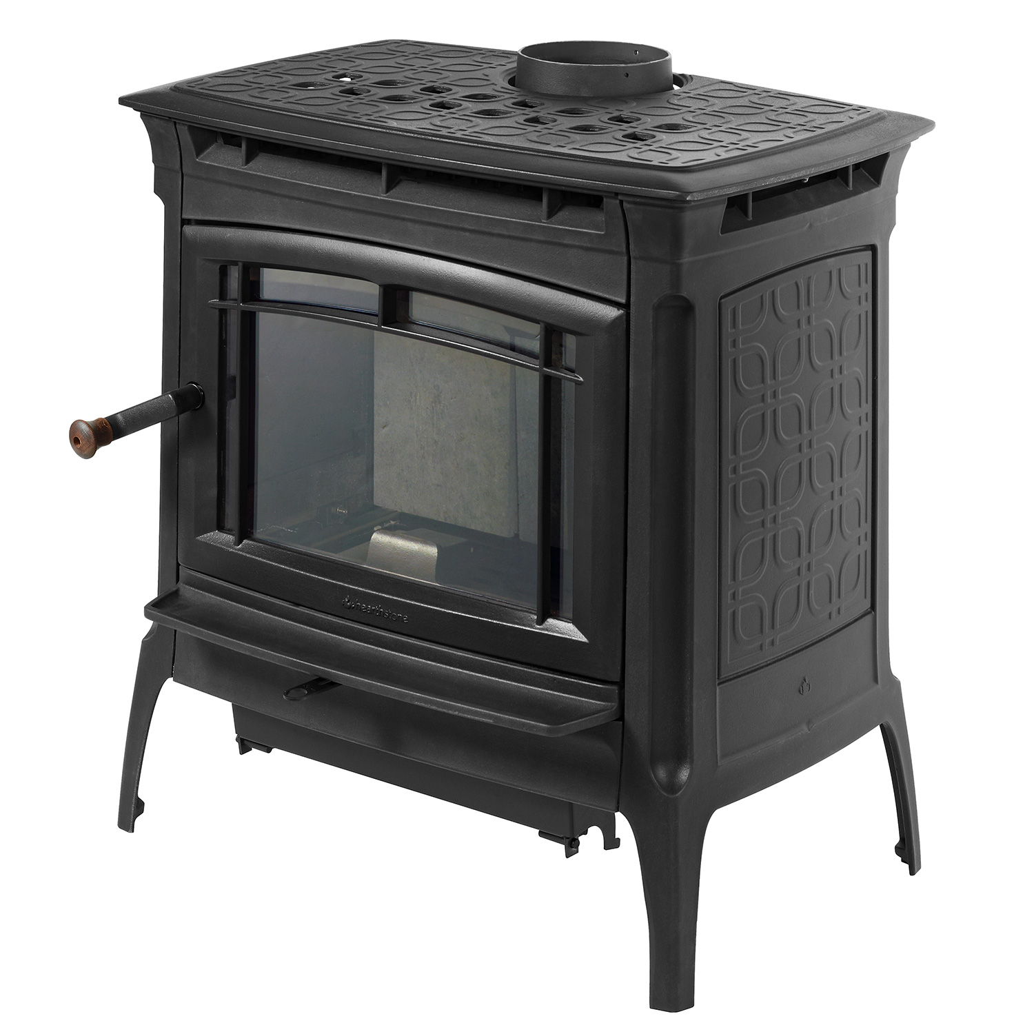 Hergom Manchester Kaminofen Gusseisen Schwarz Hergom Manchester Kaminofen Gusseisen Schwarz