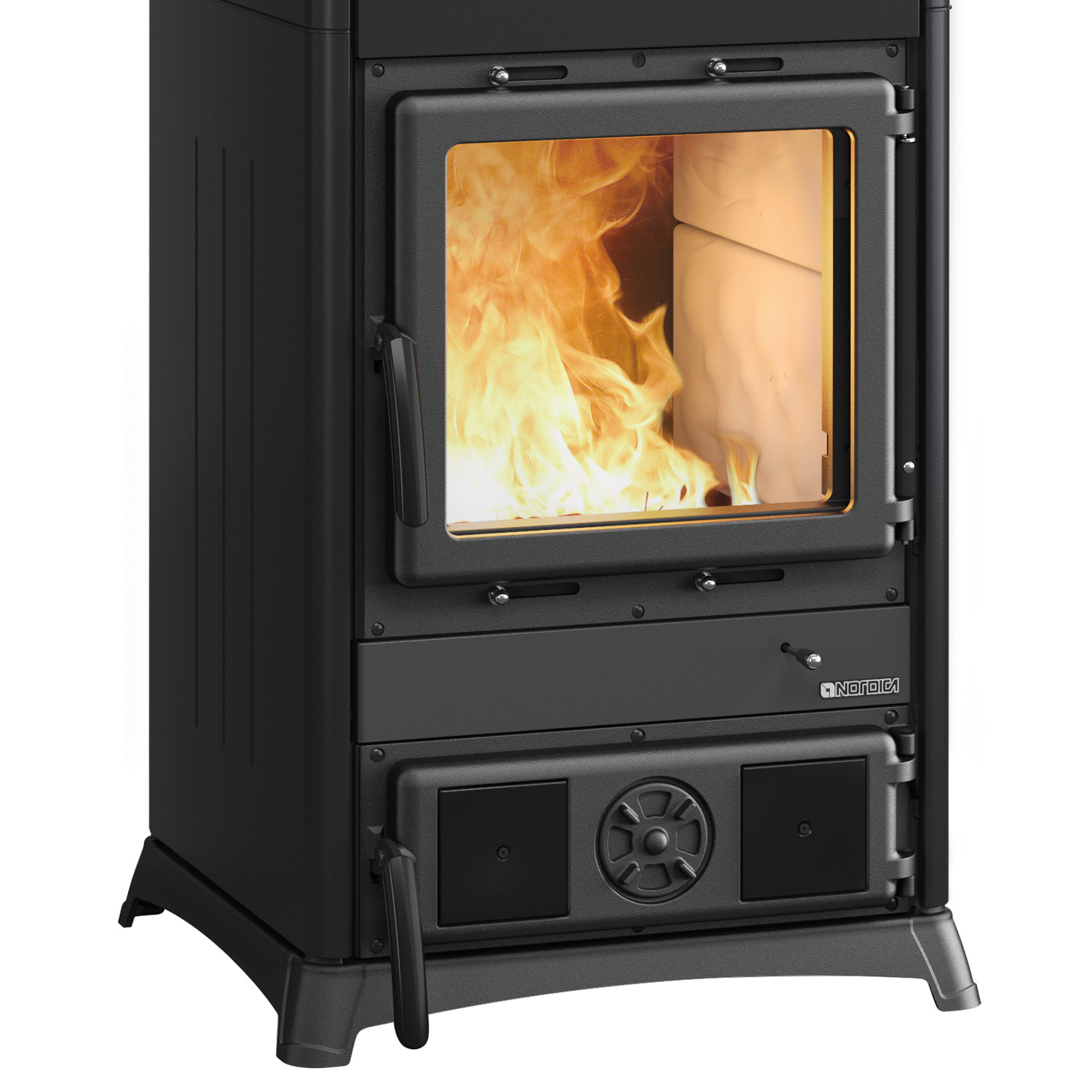 La Nordica Prestige Line Nova Forno Kaminofen Stahl Schwarz-Anthrazit