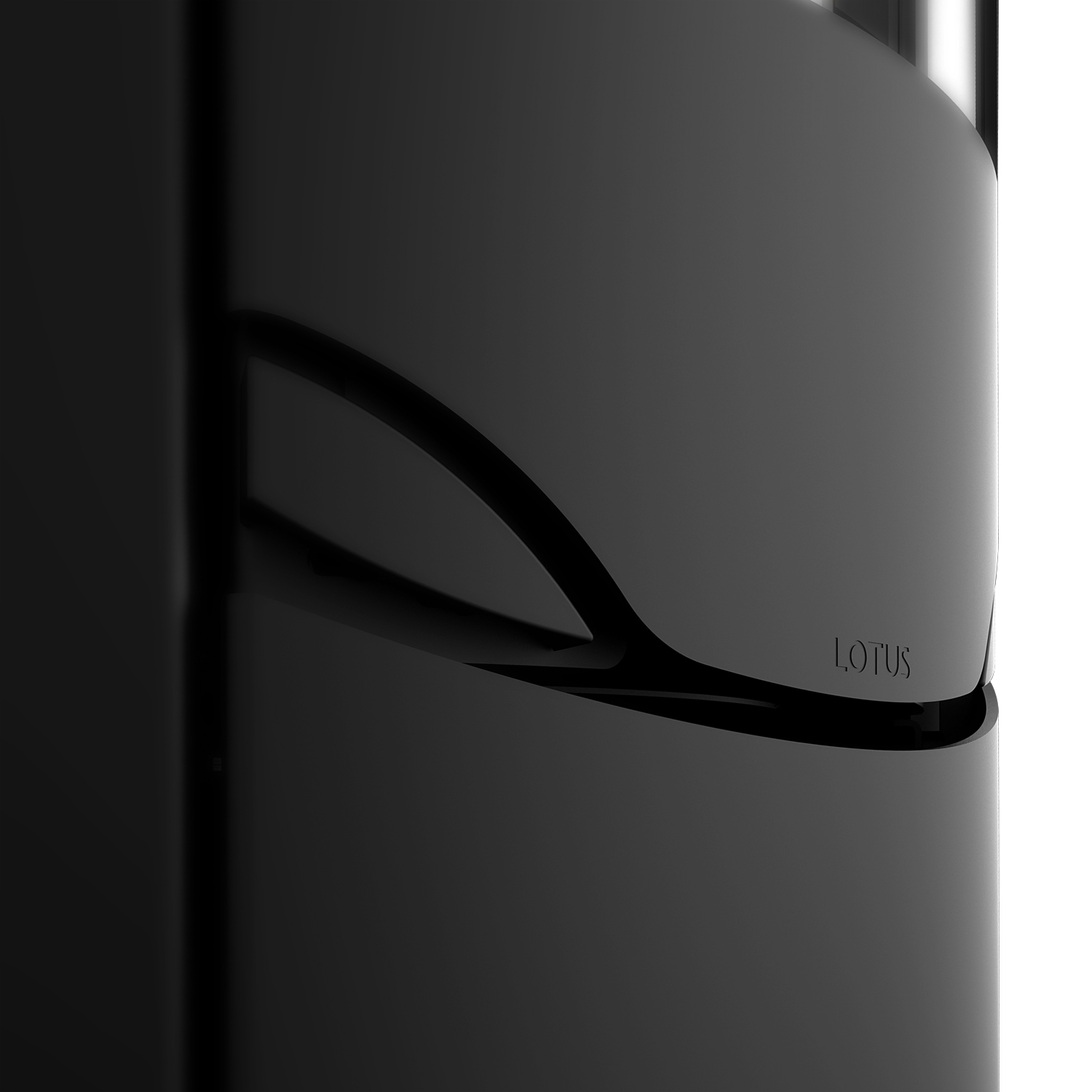 Lotus Prio 6 Kaminofen Schwarz, Rauchabgang hinten