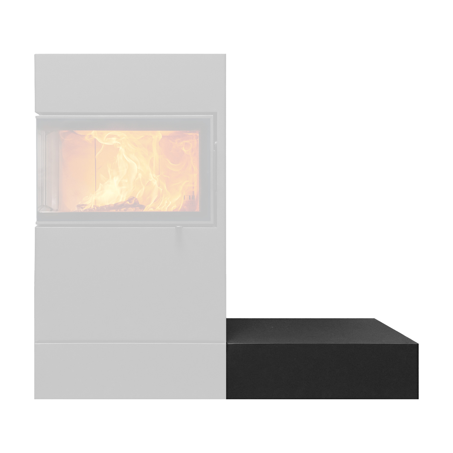 Austroflamm Dexter 2.0 & S3 Beistellbox 618 x 191 mm oben