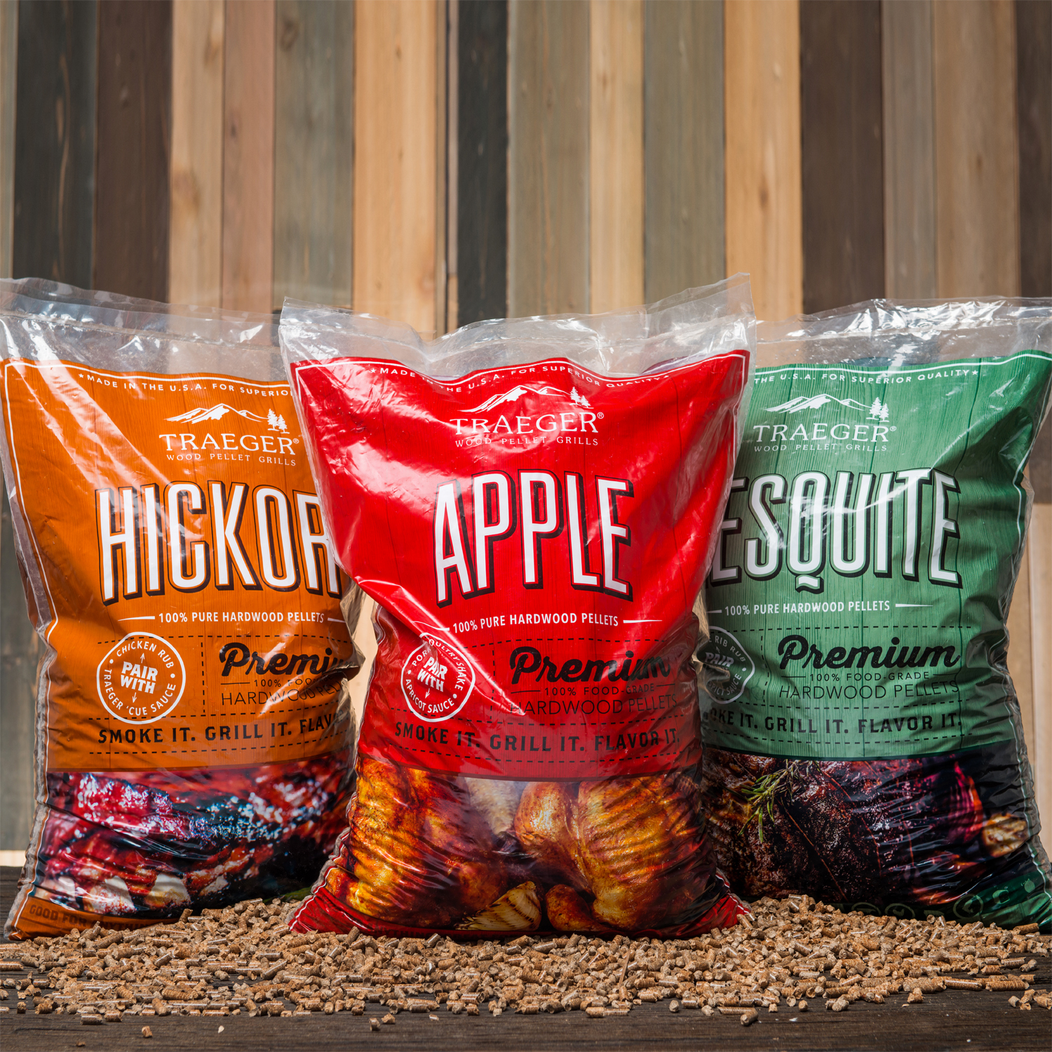 Traeger Smokey Pellets Apple 9 kg Traeger Smokey Pellets Apple 9 kg