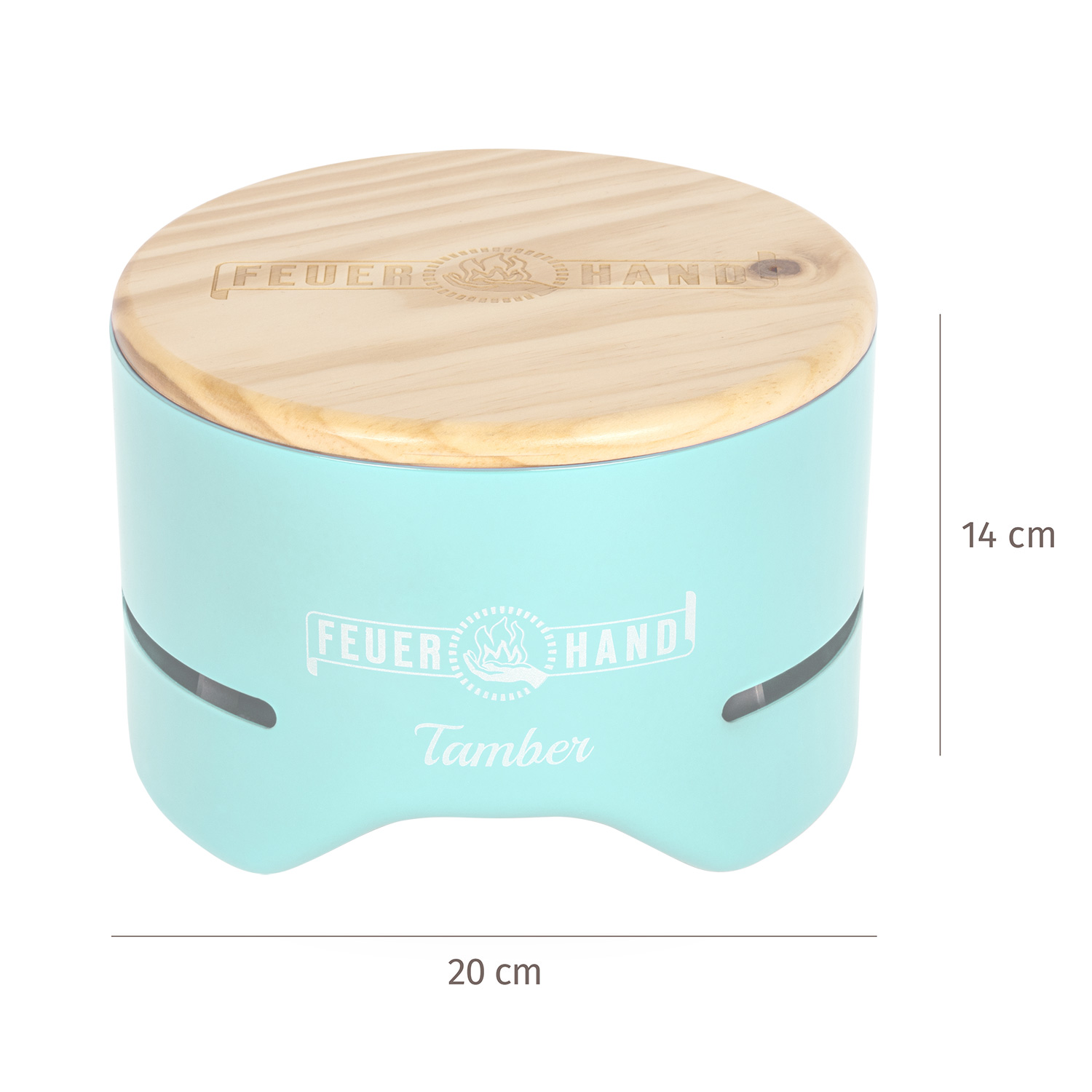 Feuerhand Tischgrill Tamber Lichtgrün Feuerhand Tischgrill Tamber Lichtgrün