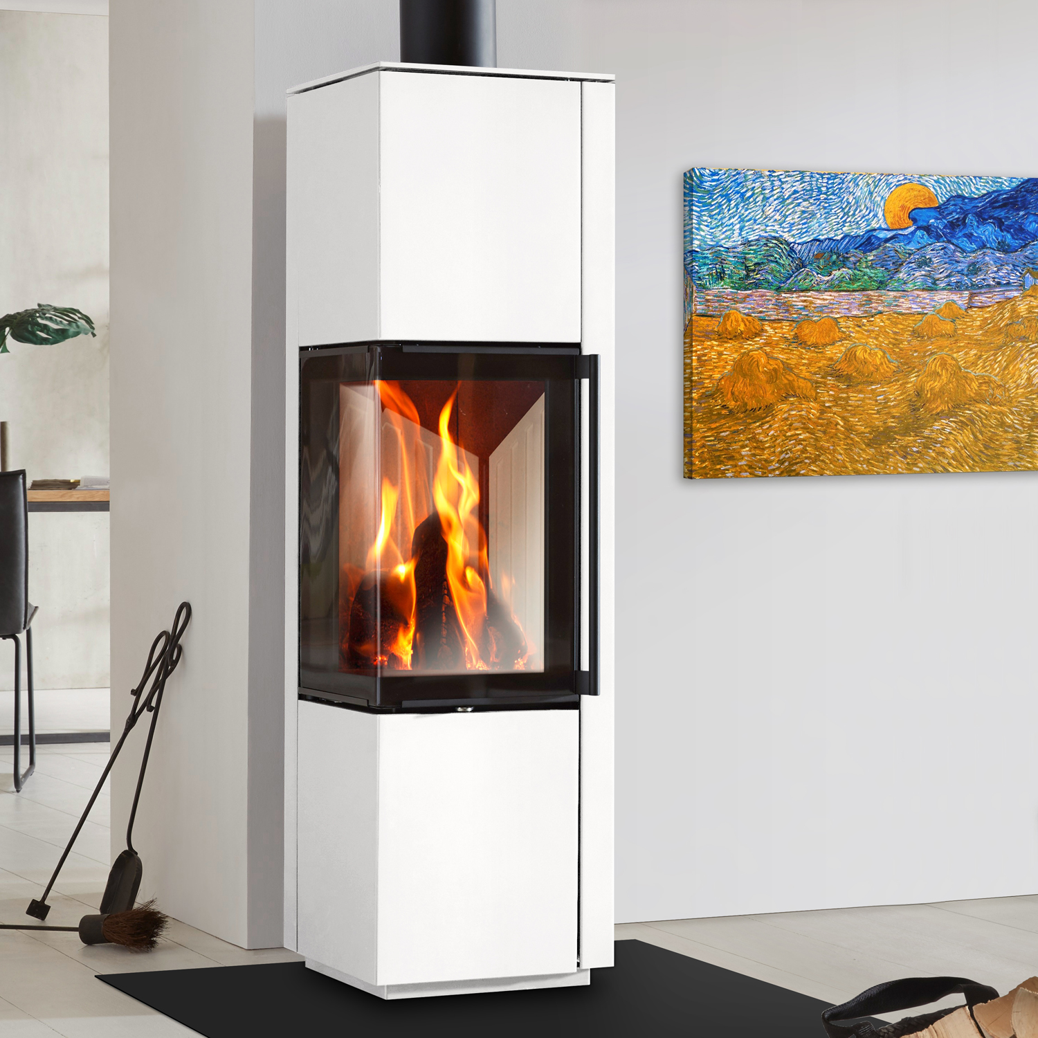 Spartherm Piko L Kaminofen Weiß