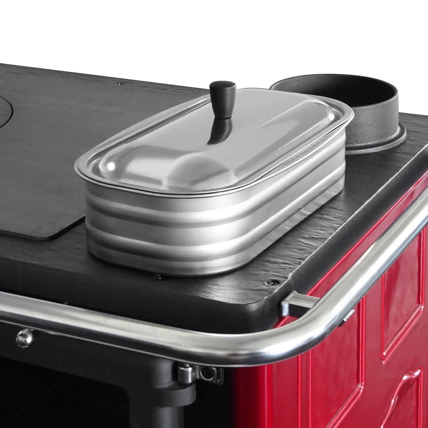 La Nordica Küchenofen Wasserschiff Inox 4,5 La Nordica Küchenofen Wasserschiff Inox 4,5