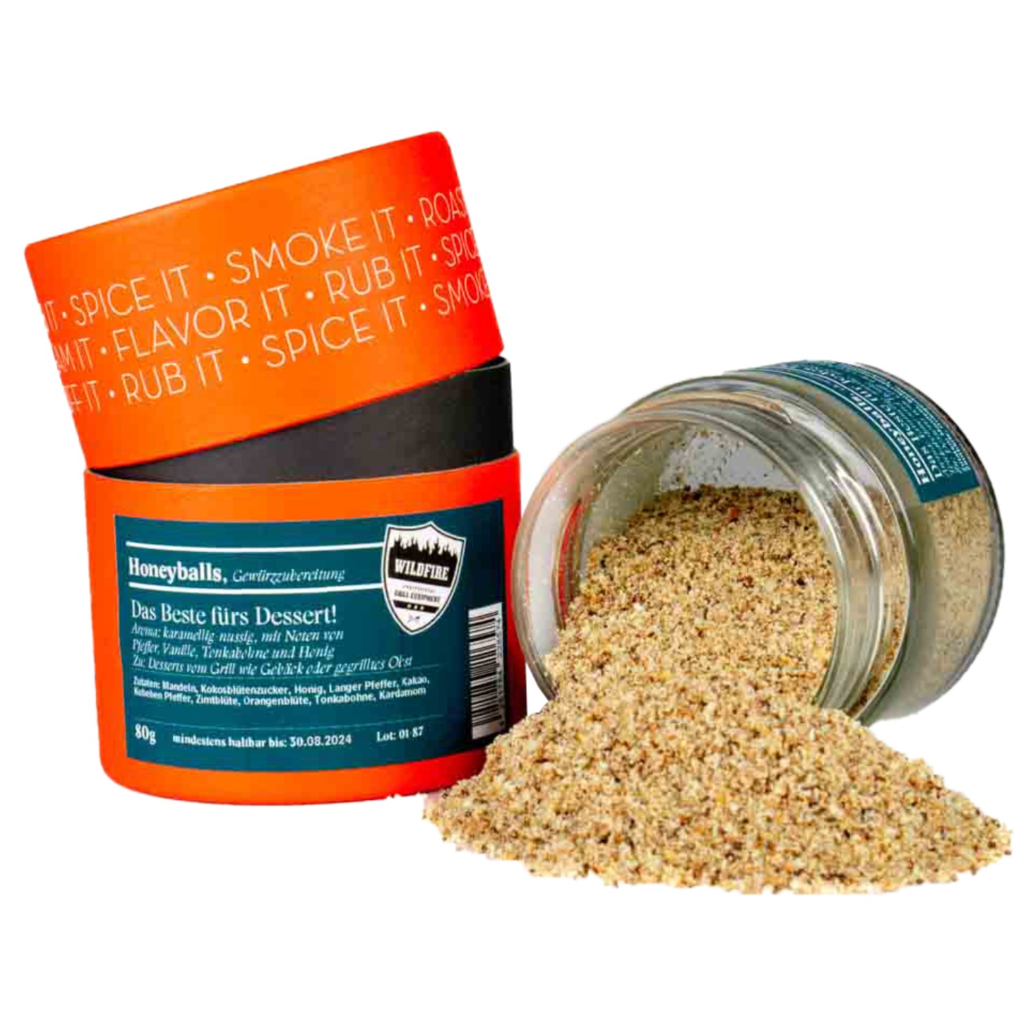 Big Green Egg Honeyballs Dessert-Rub 80 g